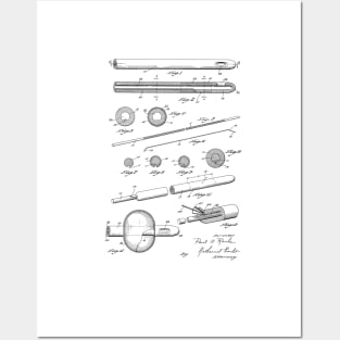 Catheter Vintage Patent Drawing Posters and Art